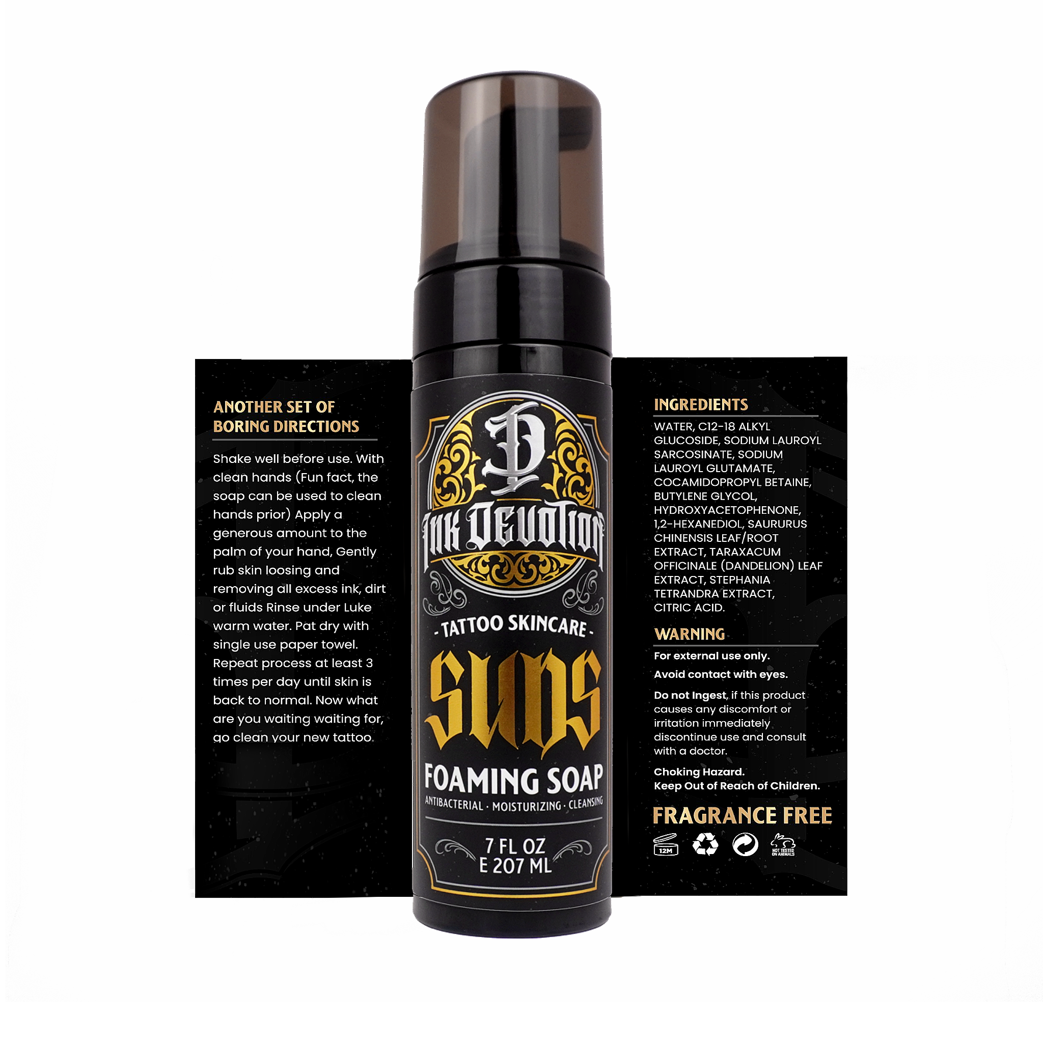 Suds Antibacterial Foaming Soap Fragrance Free 7oz